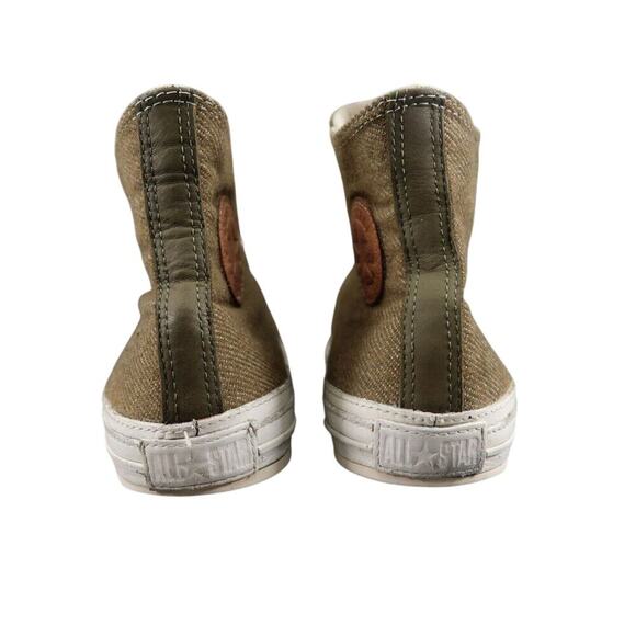 Converse Shoes Womens 10 Sneaker Chuck Taylor All Star Premium Wool Gothic Olive - Picture 4 of 16